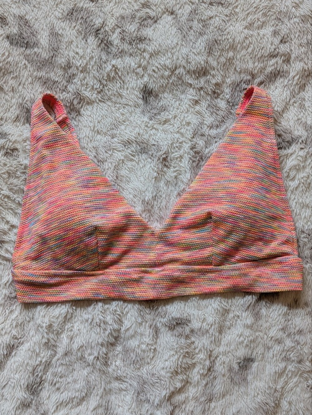 Aerie | Vibrant & Colourful | Scoop Neck Bikini Top | Size XL